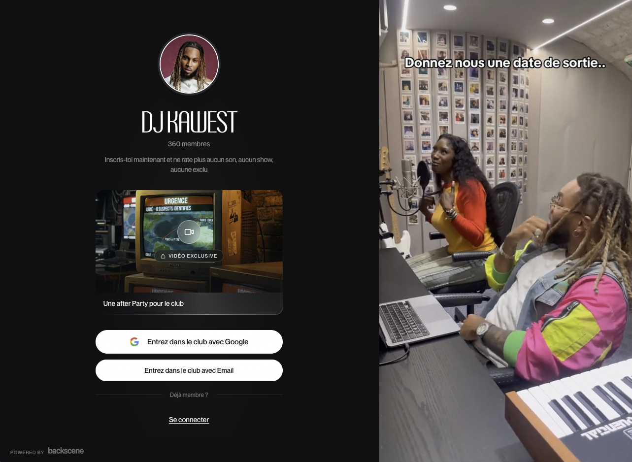 Capter - Inscription en 10 secondes